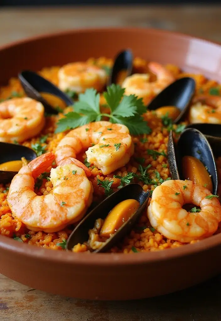 25 Air Fryer Seafood Recipes That Turn Out Crispy and Delicious 74 25 Air Fryer Seafood Recipes That Turn Out Crispy and Delicious - 14. Air Fryer Seafood Paella