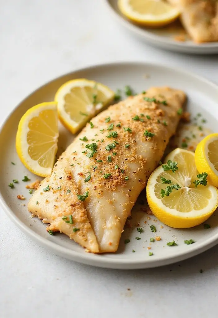 25 Air Fryer Seafood Recipes That Turn Out Crispy and Delicious 15 25 Air Fryer Seafood Recipes That Turn Out Crispy and Delicious - 3. Lemon Garlic Air Fryer Tilapia