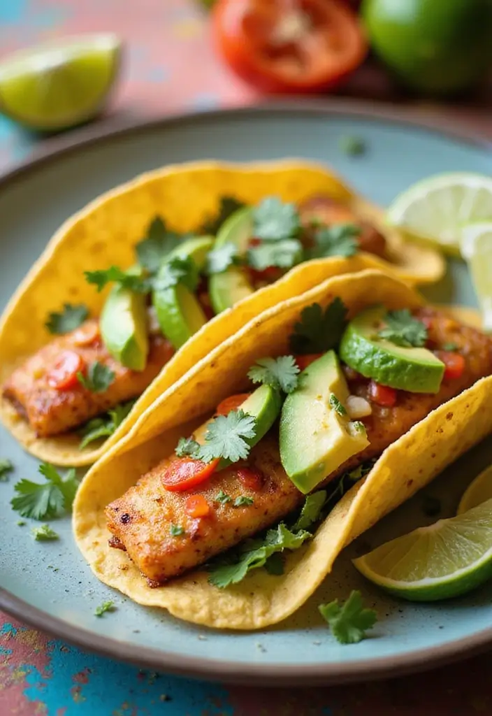 25 Air Fryer Seafood Recipes That Turn Out Crispy and Delicious 27 25 Air Fryer Seafood Recipes That Turn Out Crispy and Delicious - 5. Spicy Air Fryer Fish Tacos