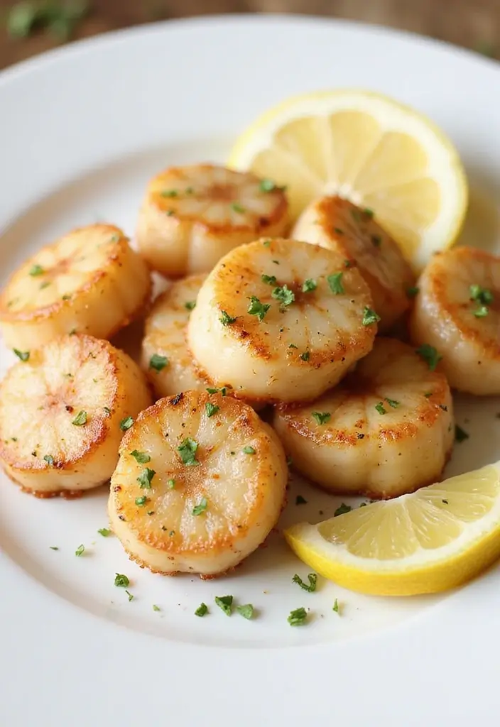 25 Air Fryer Seafood Recipes That Turn Out Crispy and Delicious 32 25 Air Fryer Seafood Recipes That Turn Out Crispy and Delicious - 6. Garlic Butter Air Fryer Scallops