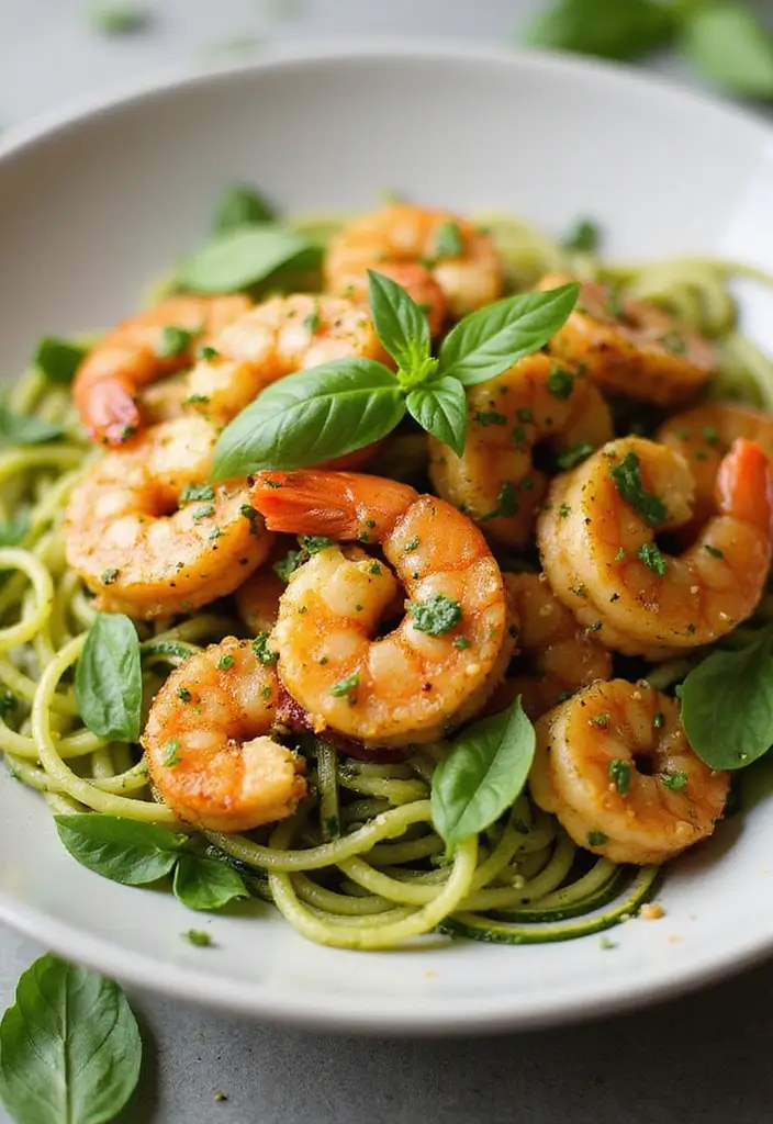 25 Air Fryer Seafood Recipes That Turn Out Crispy and Delicious 42 25 Air Fryer Seafood Recipes That Turn Out Crispy and Delicious - 8. Pesto Air Fryer Shrimp