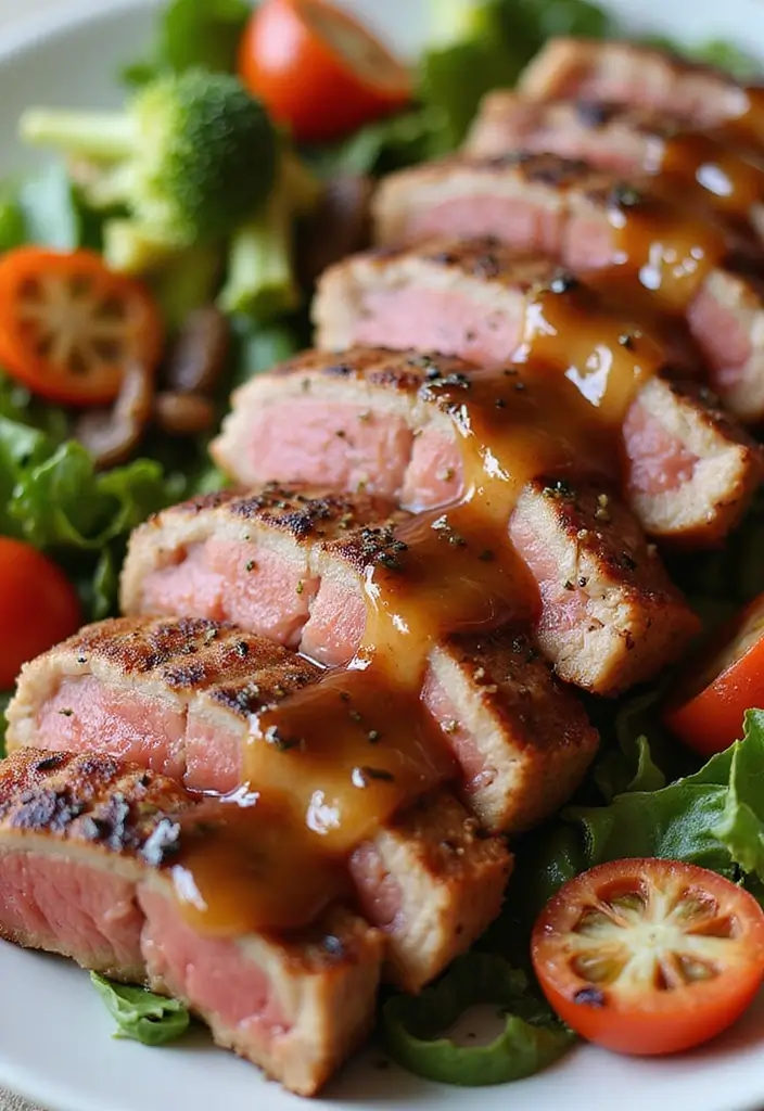25 BBQ Seafood Recipes for Outdoor Grilling Fans - 12. Grilled Tuna Steaks with Soy Ginger Marinade