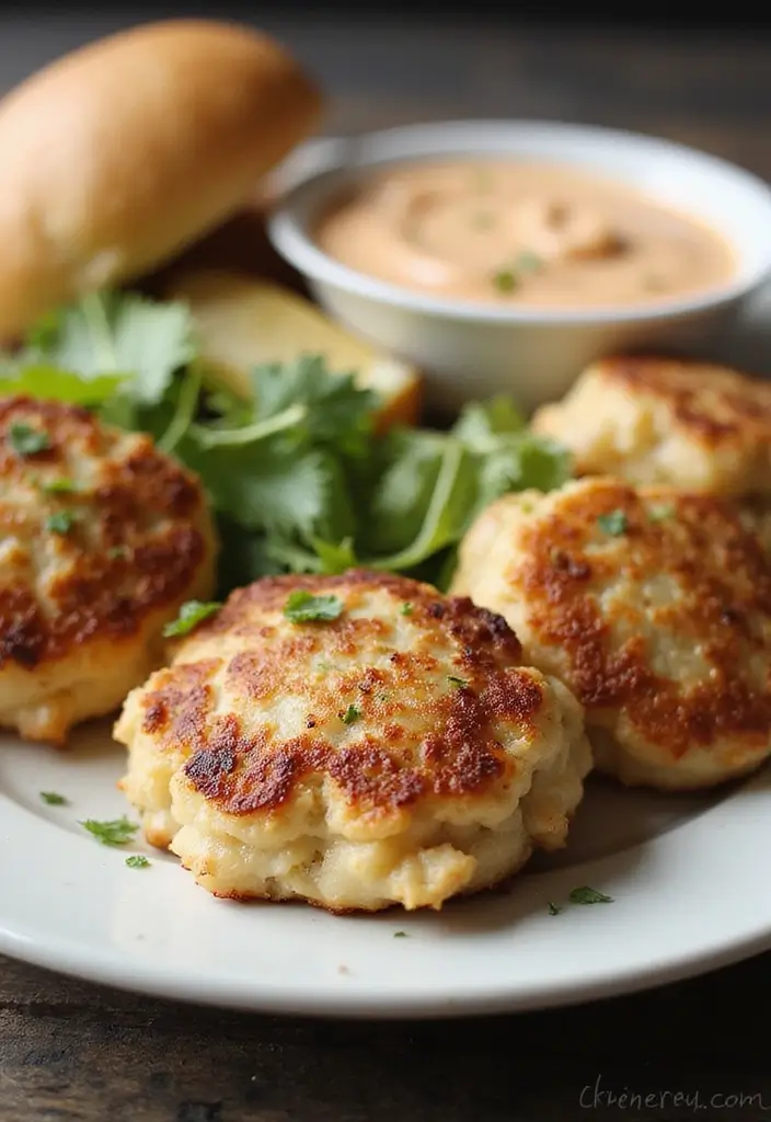 25 BBQ Seafood Recipes for Outdoor Grilling Fans - 17. Grilled Crab Cakes with Spicy Aioli
