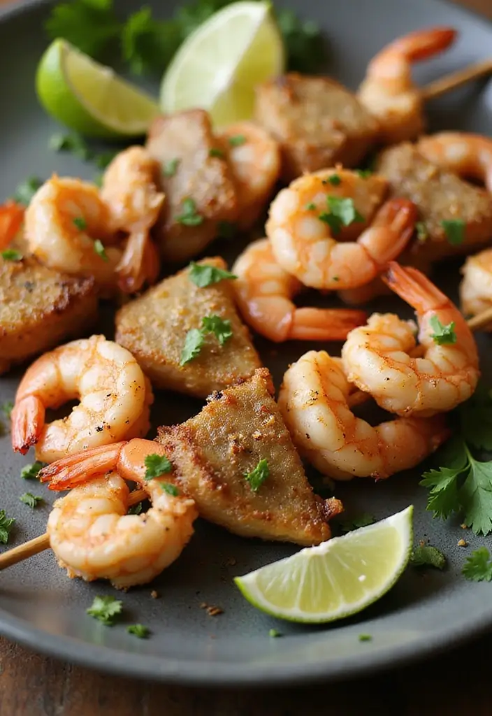 25 BBQ Seafood Recipes for Outdoor Grilling Fans - 8. Chipotle Lime Grilled Seafood Medley