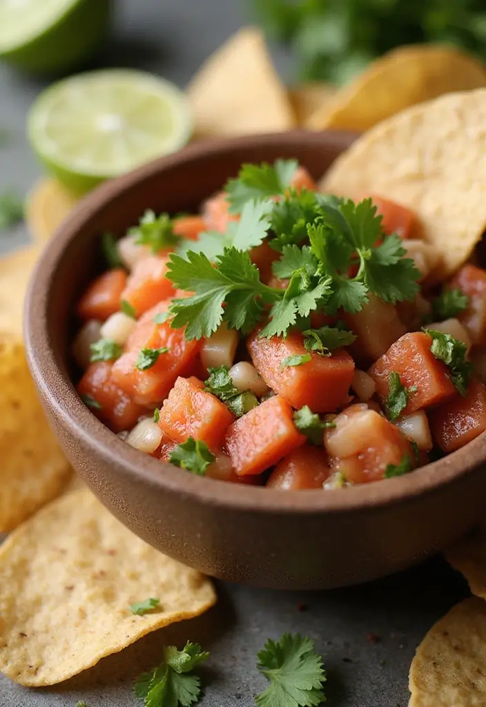 25 Best Seafood Platter Recipes for Elegant Gatherings 55 25 Best Seafood Platter Recipes for Elegant Gatherings - 11. Ceviche with Tortilla Chips