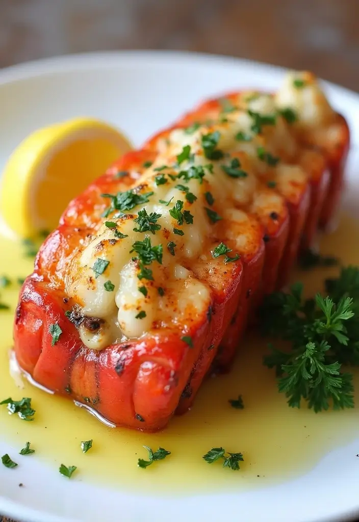 25 Best Seafood Platter Recipes for Elegant Gatherings 6 25 Best Seafood Platter Recipes for Elegant Gatherings - 2. Lobster Tail with Garlic Butter