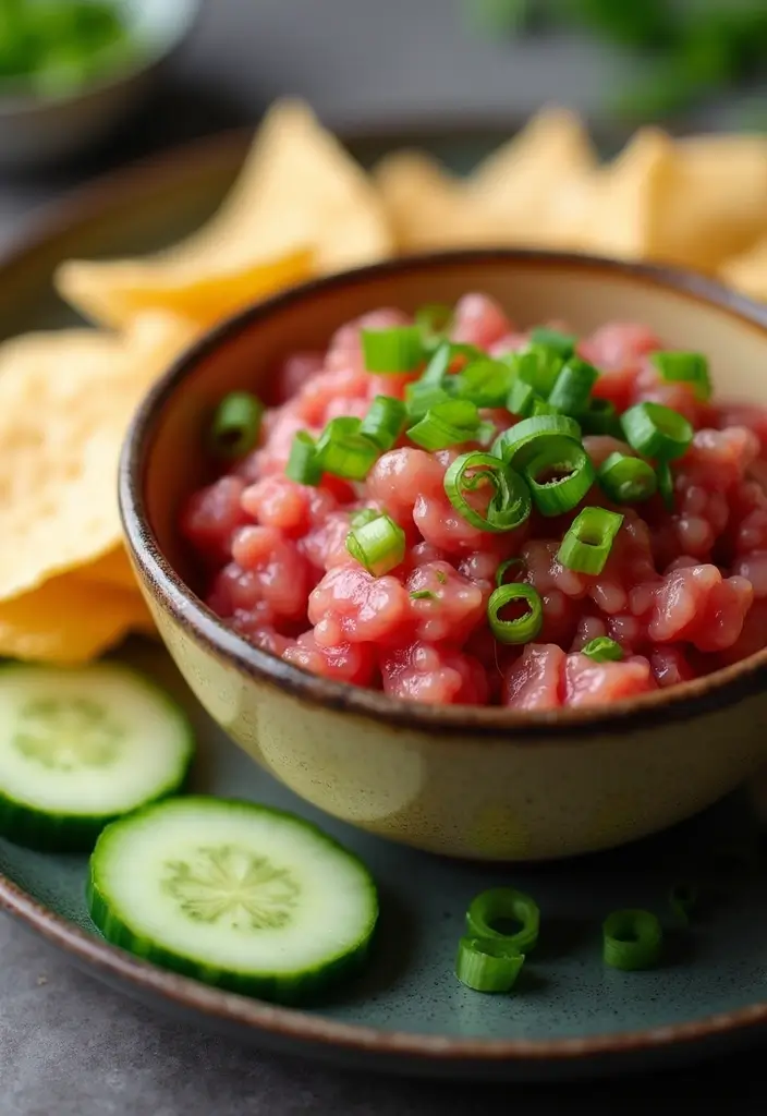 25 Best Seafood Platter Recipes for Elegant Gatherings 34 25 Best Seafood Platter Recipes for Elegant Gatherings - 6. Tuna Tartare