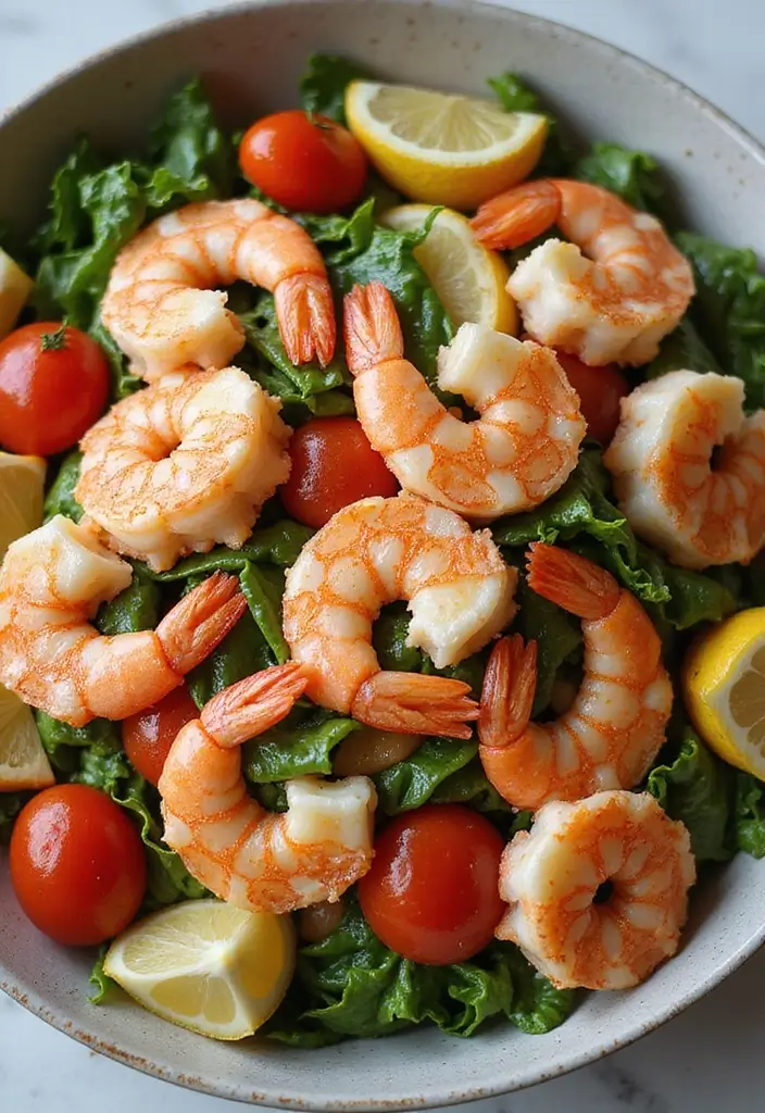 25 Best Seafood Platter Recipes for Elegant Gatherings 47 25 Best Seafood Platter Recipes for Elegant Gatherings - 9. Mediterranean Seafood Salad