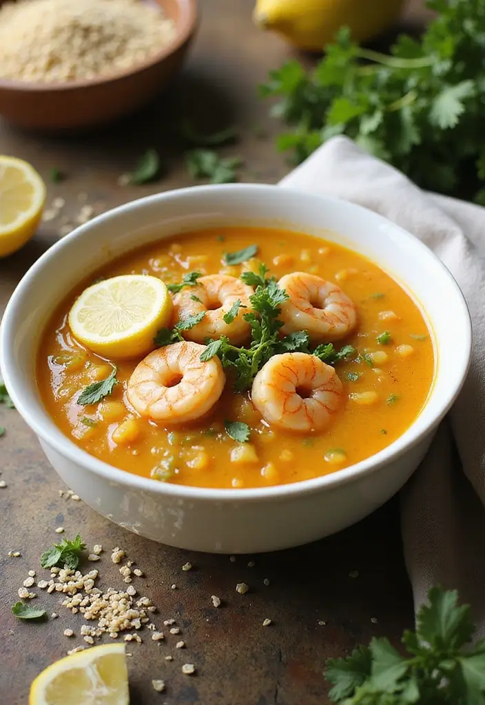 25 Crockpot Seafood Soup Recipes That Cook Themselves 1 25 Crockpot Seafood Soup Recipes That Cook Themselves - 1. Zesty Lemon Shrimp and Quinoa Soup