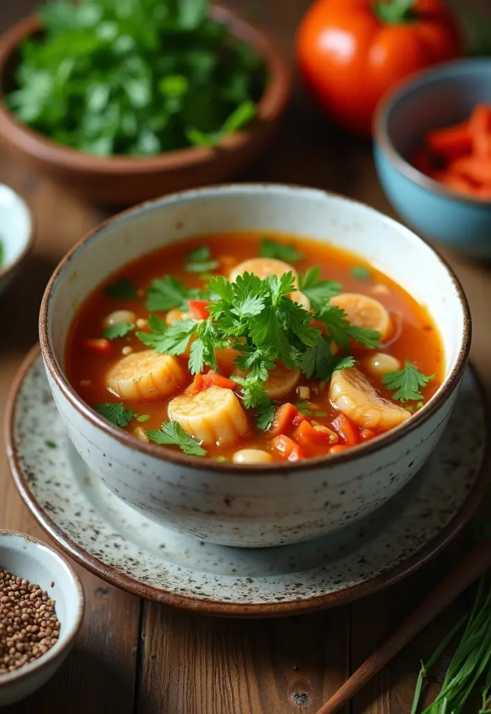 25 Crockpot Seafood Soup Recipes That Cook Themselves 110 25 Crockpot Seafood Soup Recipes That Cook Themselves - 18. Vegetable and Seafood Miso Soup