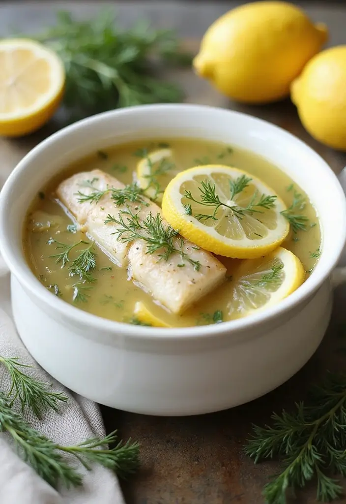 25 Crockpot Seafood Soup Recipes That Cook Themselves 118 25 Crockpot Seafood Soup Recipes That Cook Themselves - 20. Lemon Dill Fish Soup