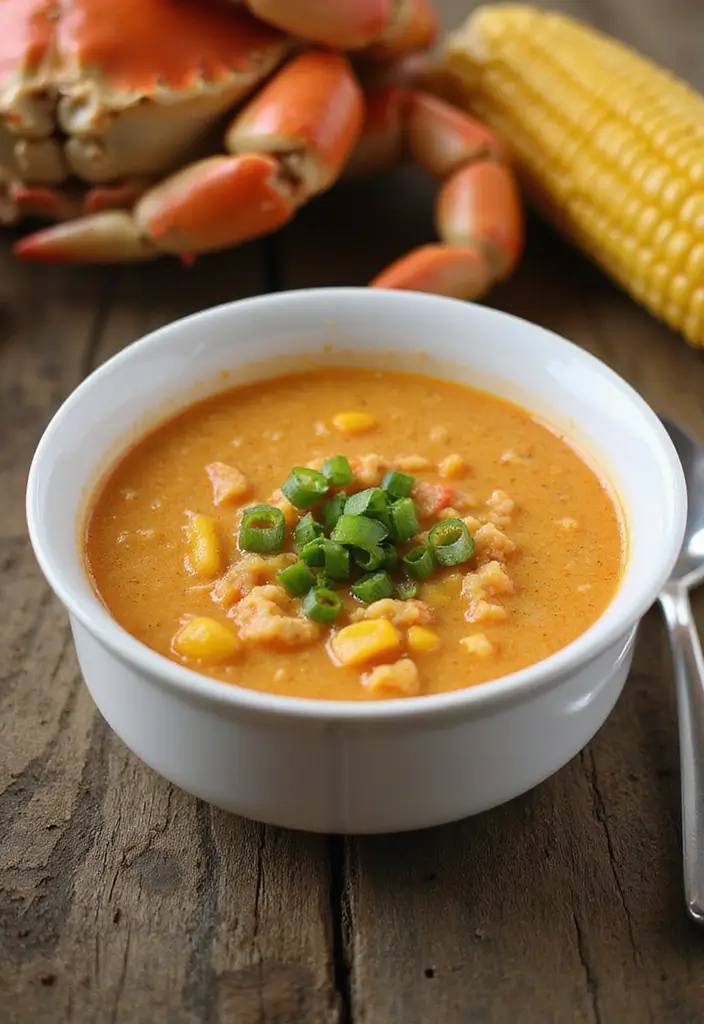 25 Crockpot Seafood Soup Recipes That Cook Themselves 123 25 Crockpot Seafood Soup Recipes That Cook Themselves - 21. Spicy Crab and Corn Chowder