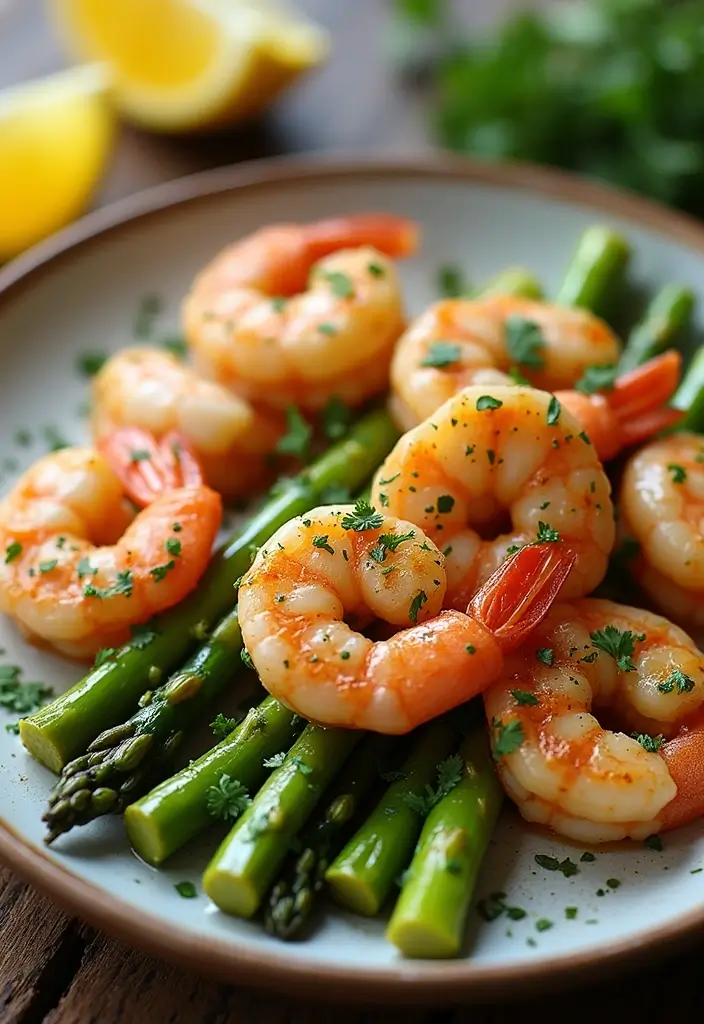 25 Easy Seafood Dinner Recipes Perfect for Busy Nights 1 25 Easy Seafood Dinner Recipes Perfect for Busy Nights - 1. Lemon Garlic Shrimp with Asparagus