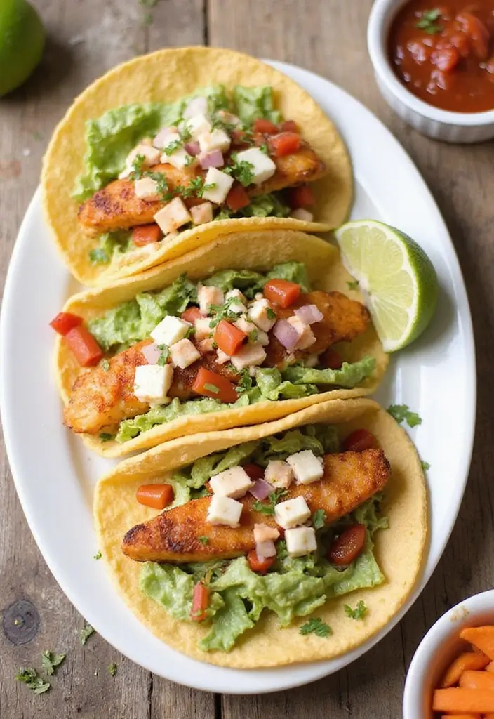 25 Easy Seafood Dinner Recipes Perfect for Busy Nights 129 25 Easy Seafood Dinner Recipes Perfect for Busy Nights - 21. Quick Baked Fish Tacos