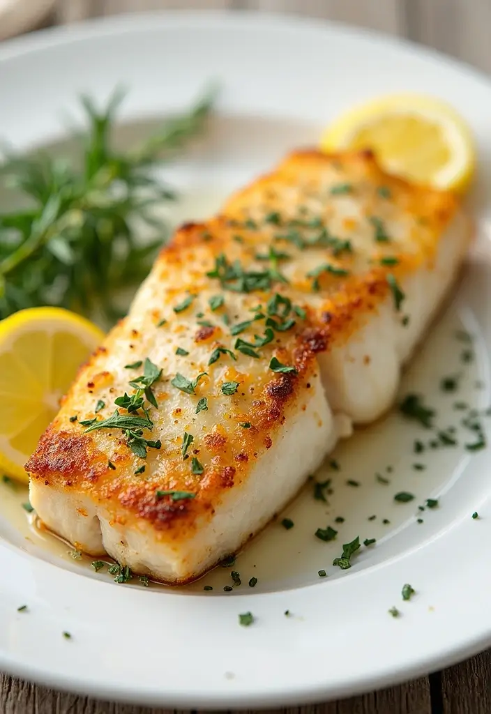 25 Easy Seafood Dinner Recipes Perfect for Busy Nights 46 25 Easy Seafood Dinner Recipes Perfect for Busy Nights - 8. Baked Cod with Herbs