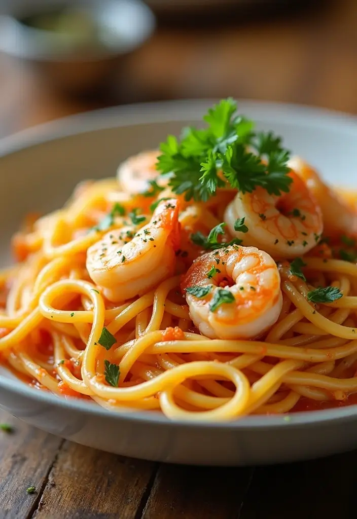 25 Easy Seafood Dinner Recipes Perfect for Busy Nights 53 25 Easy Seafood Dinner Recipes Perfect for Busy Nights - 9. Shrimp Scampi Pasta