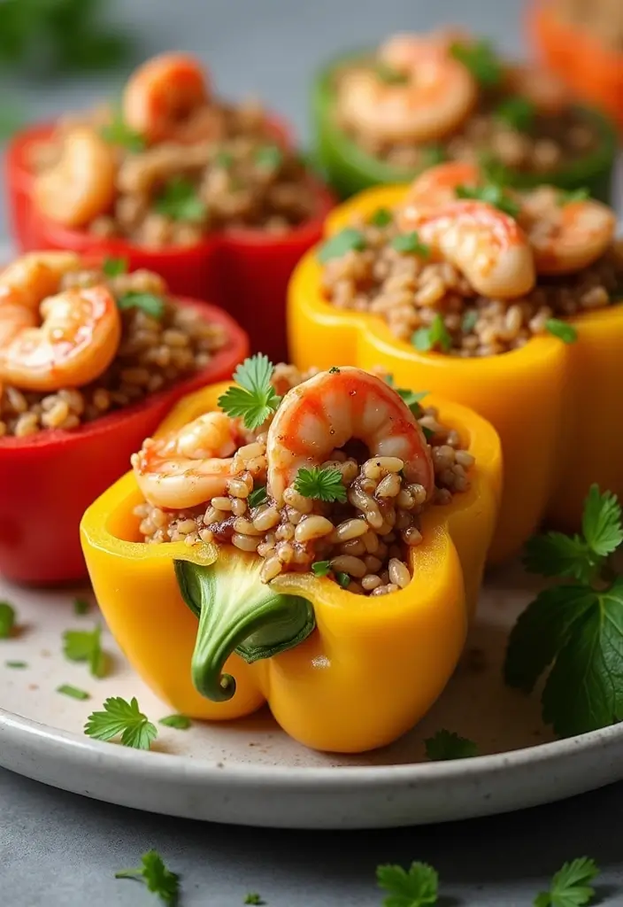 25+ Easy Seafood Recipes for a Crowd Everyone Will Love 101 25+ Easy Seafood Recipes for a Crowd Everyone Will Love - 17. Seafood Stuffed Peppers
