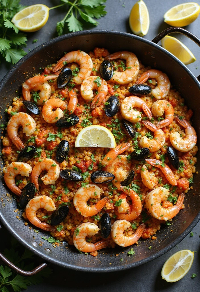 25+ Easy Seafood Recipes for a Crowd Everyone Will Love 29 25+ Easy Seafood Recipes for a Crowd Everyone Will Love - 5. Seafood Paella