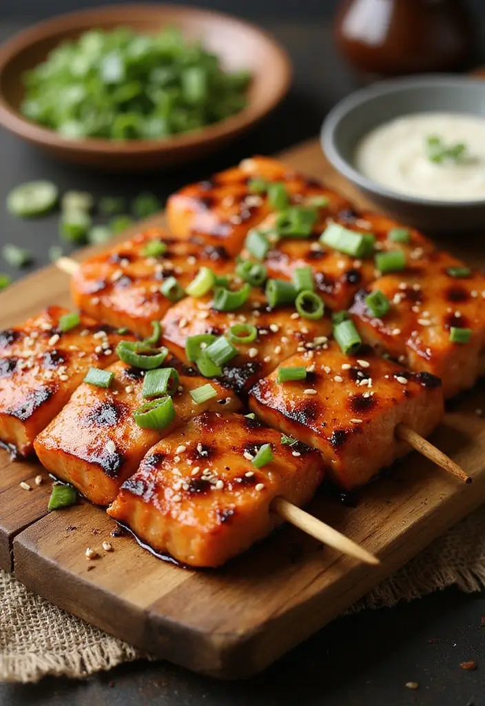 25+ Easy Seafood Recipes for a Crowd Everyone Will Love 36 25+ Easy Seafood Recipes for a Crowd Everyone Will Love - 6. Teriyaki Salmon Skewers