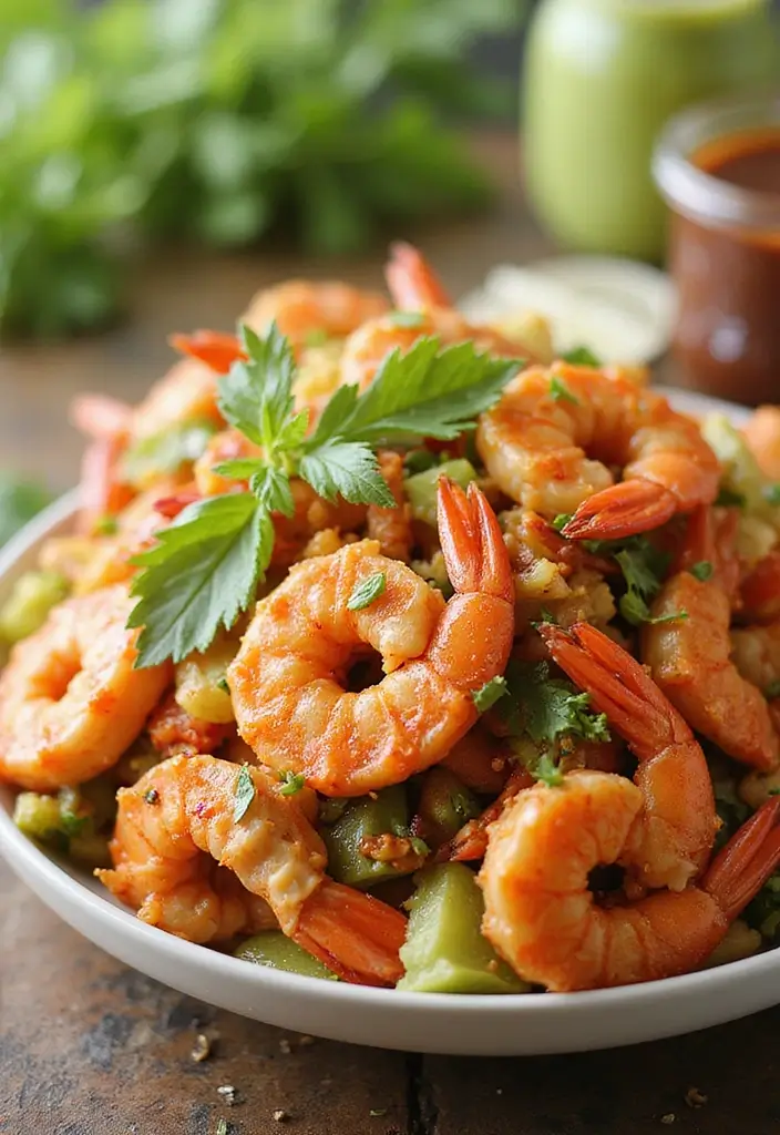 25 Healthy Seafood Salad Recipes Packed with Freshness 66 25 Healthy Seafood Salad Recipes Packed with Freshness - 12. Spicy Seafood Salad