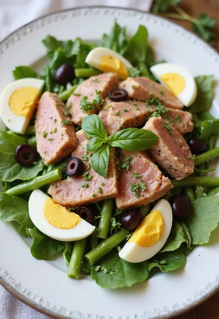 25 Healthy Seafood Salad Recipes Packed with Freshness 8 25 Healthy Seafood Salad Recipes Packed with Freshness - 2. Tuna Nicoise Salad