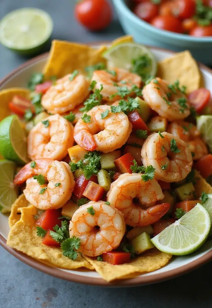 25 Healthy Seafood Salad Recipes Packed with Freshness 115 25 Healthy Seafood Salad Recipes Packed with Freshness - 21. Shrimp Tacos Salad