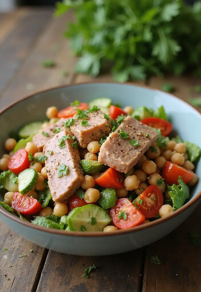 25 Healthy Seafood Salad Recipes Packed with Freshness 129 25 Healthy Seafood Salad Recipes Packed with Freshness - 23. Mediterranean Tuna Salad
