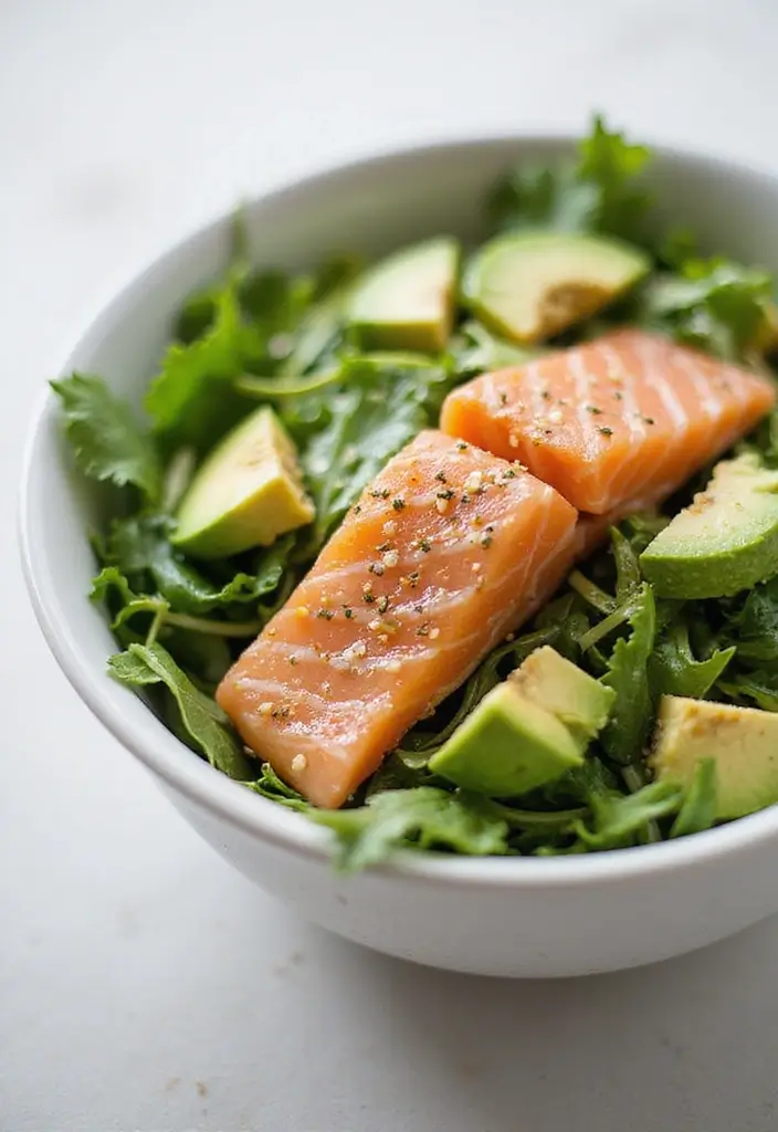 25 Healthy Seafood Salad Recipes Packed with Freshness 13 25 Healthy Seafood Salad Recipes Packed with Freshness - 3. Smoked Salmon and Avocado Salad