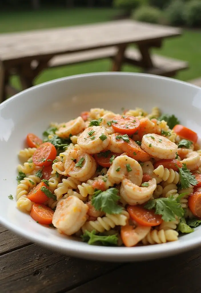 25 Healthy Seafood Salad Recipes Packed with Freshness 34 25 Healthy Seafood Salad Recipes Packed with Freshness - 6. Seafood Pasta Salad