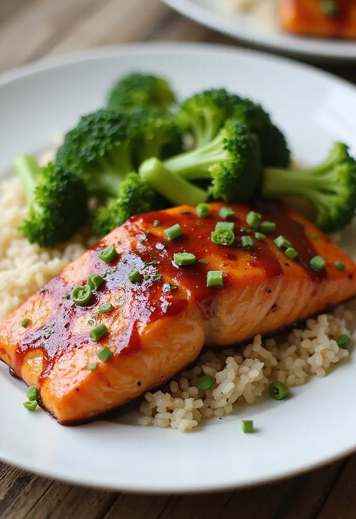25 High Protein Seafood Recipes for Muscle and Energy 87 25 High Protein Seafood Recipes for Muscle and Energy - 15. Teriyaki Salmon with Broccoli