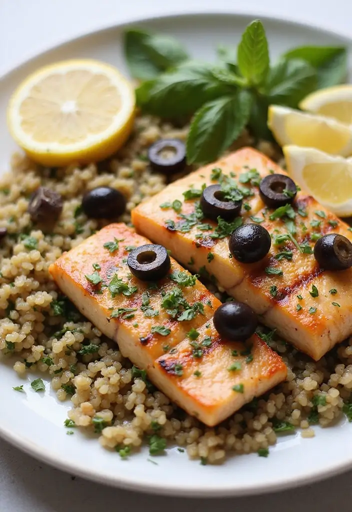 25 High Protein Seafood Recipes for Muscle and Energy 113 25 High Protein Seafood Recipes for Muscle and Energy - 19. Mediterranean Grilled Fish