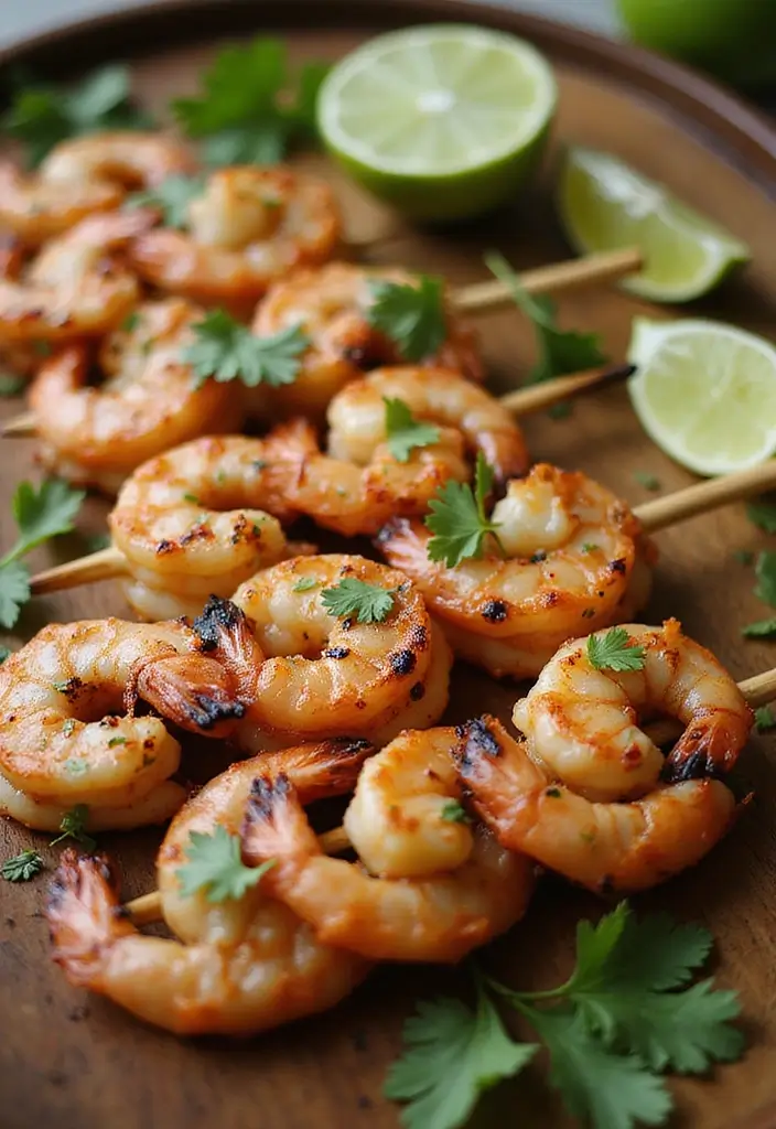 25 Keto Dinner Recipes with Seafood for Healthy Living 81 25 Keto Dinner Recipes with Seafood for Healthy Living - 13. Cilantro Lime Shrimp Skewers