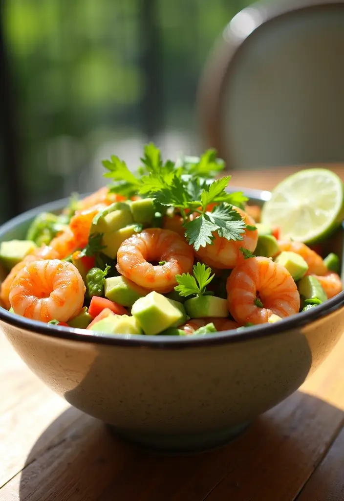 25 Keto Dinner Recipes with Seafood for Healthy Living 95 25 Keto Dinner Recipes with Seafood for Healthy Living - 15. Shrimp and Avocado Salad
