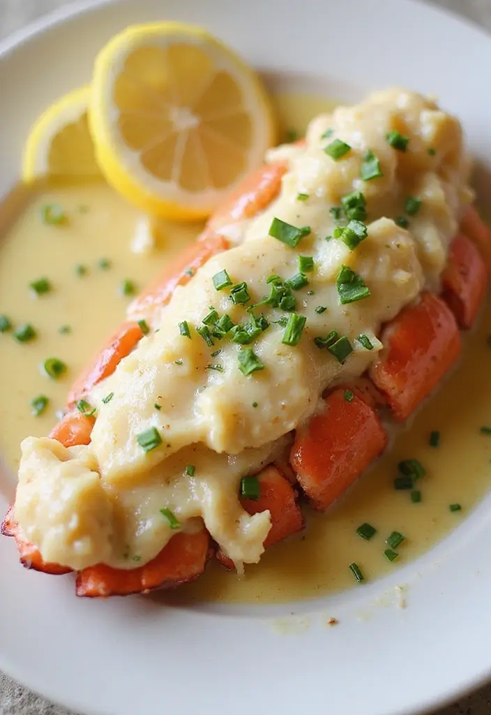 25 Keto Dinner Recipes with Seafood for Healthy Living 109 25 Keto Dinner Recipes with Seafood for Healthy Living - 17. Creamy Garlic Butter Lobster