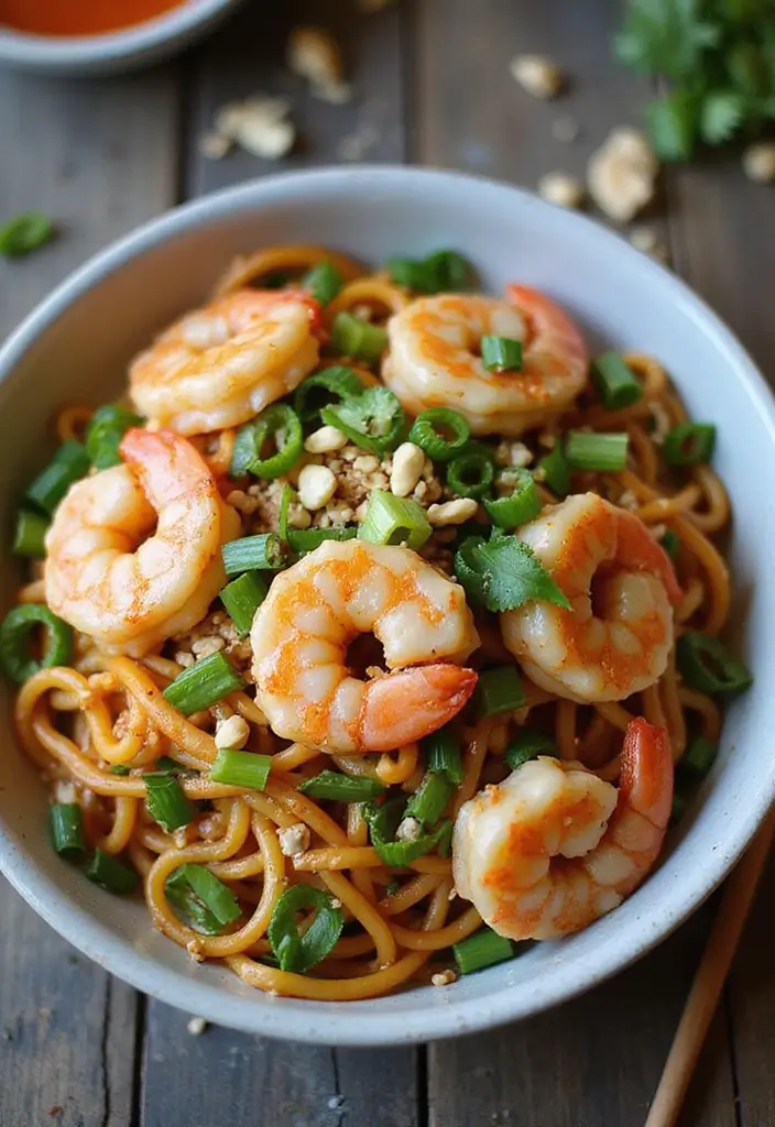 25 Keto Dinner Recipes with Seafood for Healthy Living 116 25 Keto Dinner Recipes with Seafood for Healthy Living - 18. Shrimp Pad Thai with Zoodles
