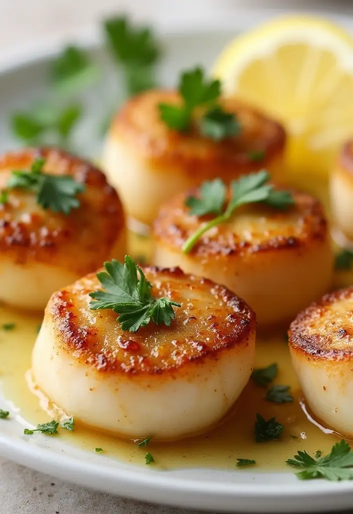 25 Keto Dinner Recipes with Seafood for Healthy Living 36 25 Keto Dinner Recipes with Seafood for Healthy Living - 6. Garlic Butter Scallops