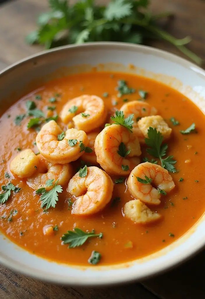 25 Keto Seafood Soup Recipes for a Comforting Bowl 72 25 Keto Seafood Soup Recipes for a Comforting Bowl - 12. Shrimp and Cauliflower Soup