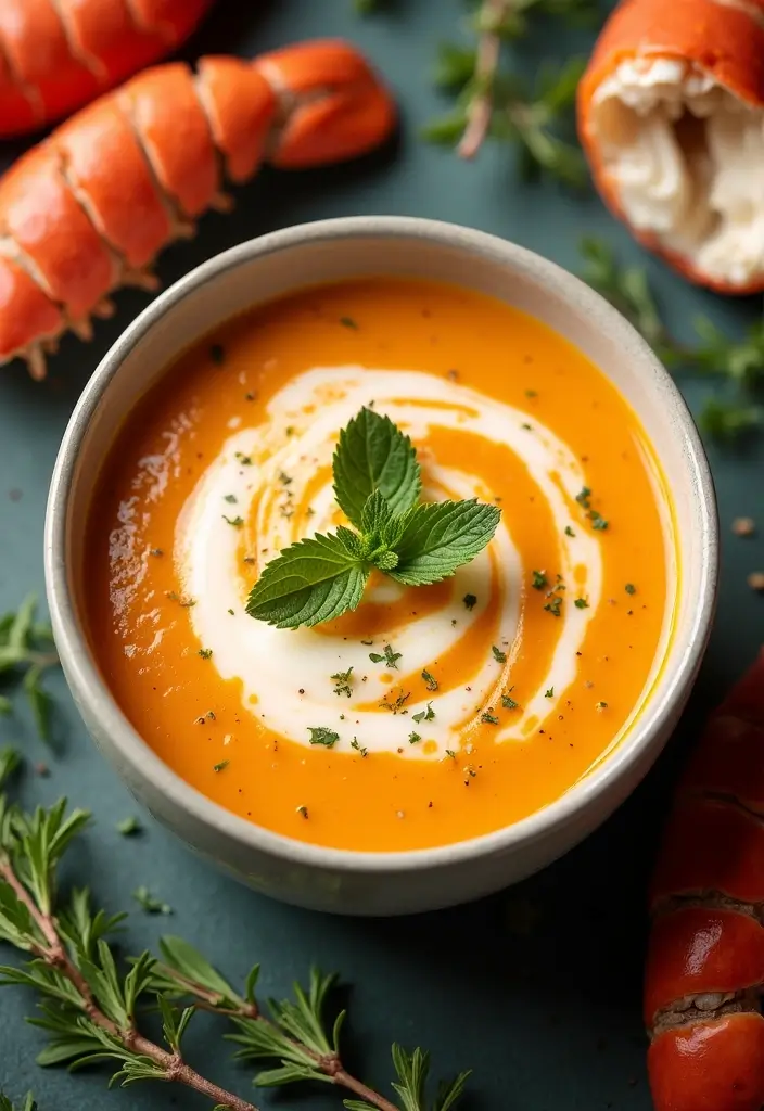 25 Keto Seafood Soup Recipes for a Comforting Bowl 8 25 Keto Seafood Soup Recipes for a Comforting Bowl - 2. Lobster Bisque