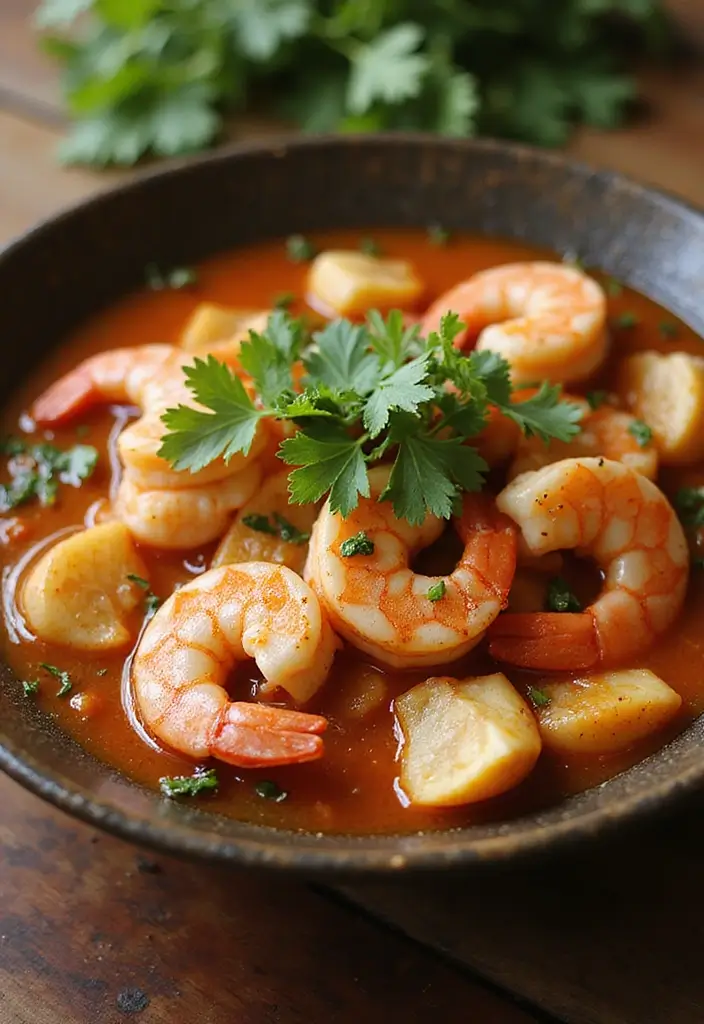 25 Keto Seafood Soup Recipes for a Comforting Bowl 130 25 Keto Seafood Soup Recipes for a Comforting Bowl - 22. Shrimp and Fish Stew