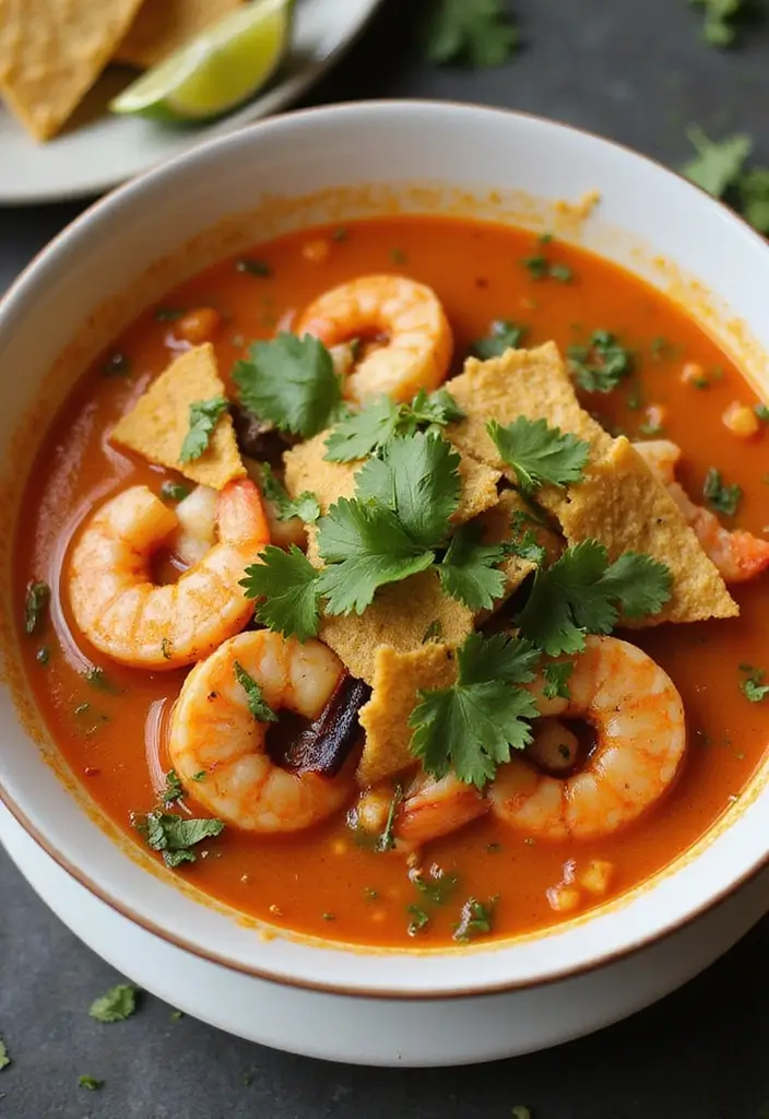 25 Keto Seafood Soup Recipes for a Comforting Bowl 149 25 Keto Seafood Soup Recipes for a Comforting Bowl - 25. Seafood Tortilla Soup