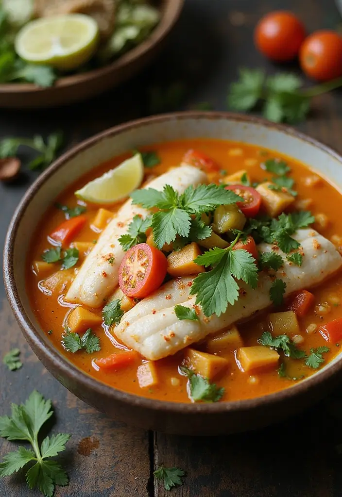 25 Keto Seafood Soup Recipes for a Comforting Bowl 22 25 Keto Seafood Soup Recipes for a Comforting Bowl - 4. Thai Coconut Fish Soup