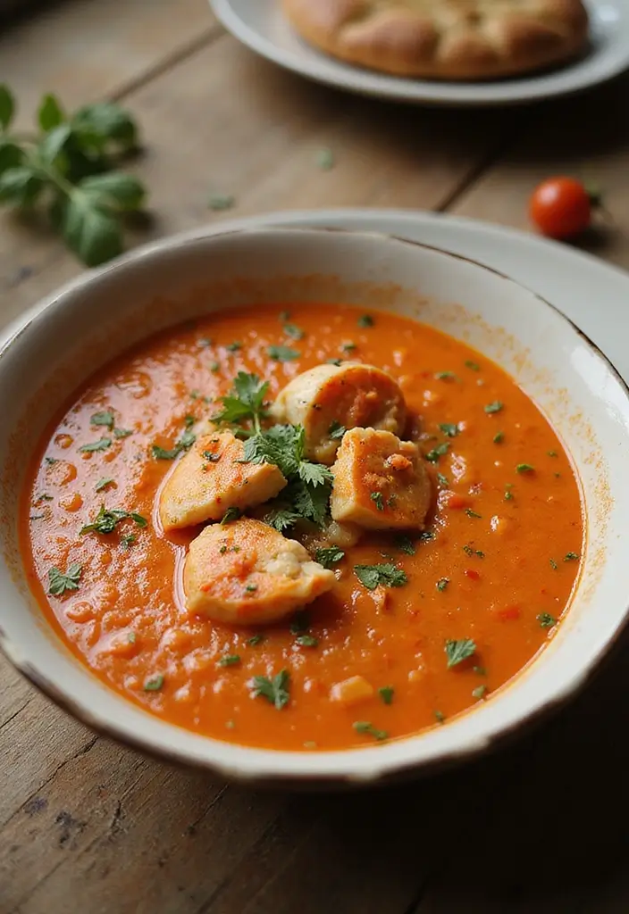 25 Keto Seafood Soup Recipes for a Comforting Bowl 29 25 Keto Seafood Soup Recipes for a Comforting Bowl - 5. Creamy Tomato and Crab Soup