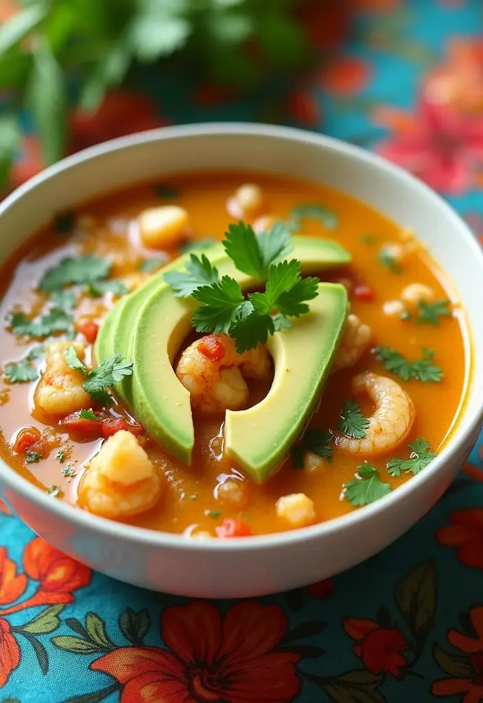 25 Keto Seafood Soup Recipes for a Comforting Bowl 41 25 Keto Seafood Soup Recipes for a Comforting Bowl - 7. Seafood and Avocado Soup