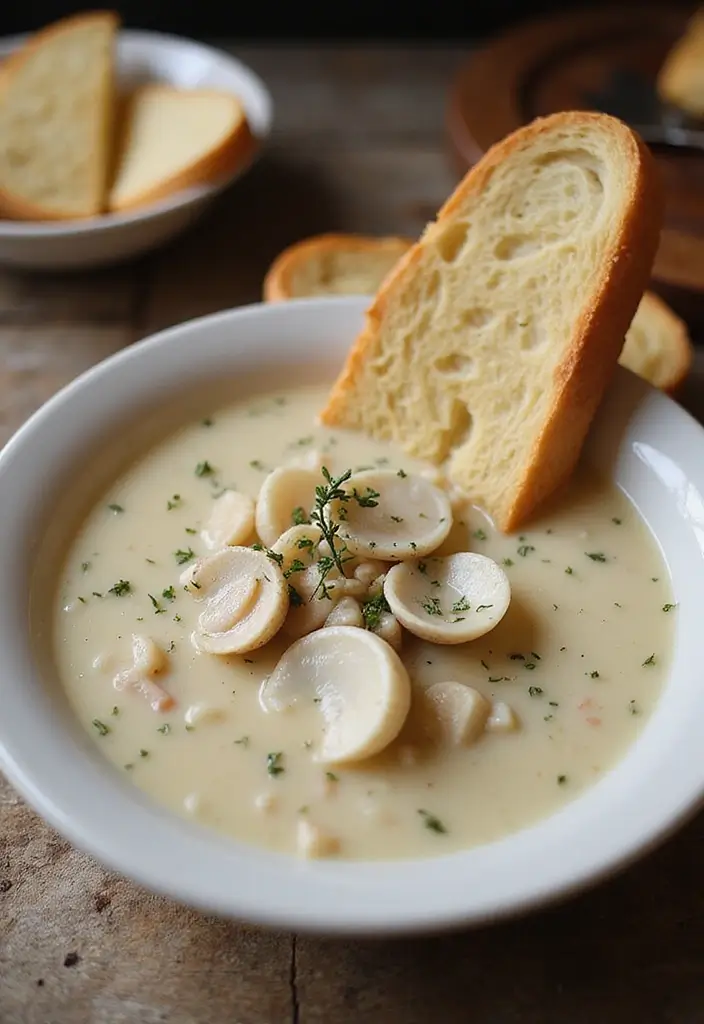 25 Keto Seafood Soup Recipes for a Comforting Bowl 46 25 Keto Seafood Soup Recipes for a Comforting Bowl - 8. White Clam Chowder