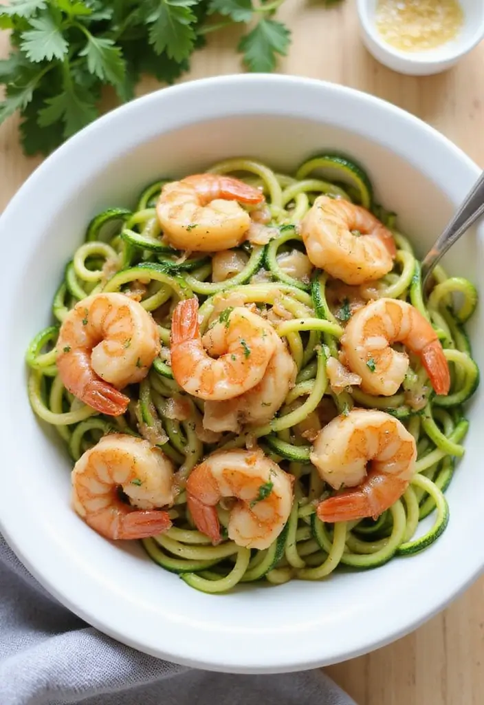 25 Low Carb Seafood Recipes That Don’t Sacrifice Flavor 69 25 Low Carb Seafood Recipes That Don’t Sacrifice Flavor - 13. Shrimp Scampi Zoodles