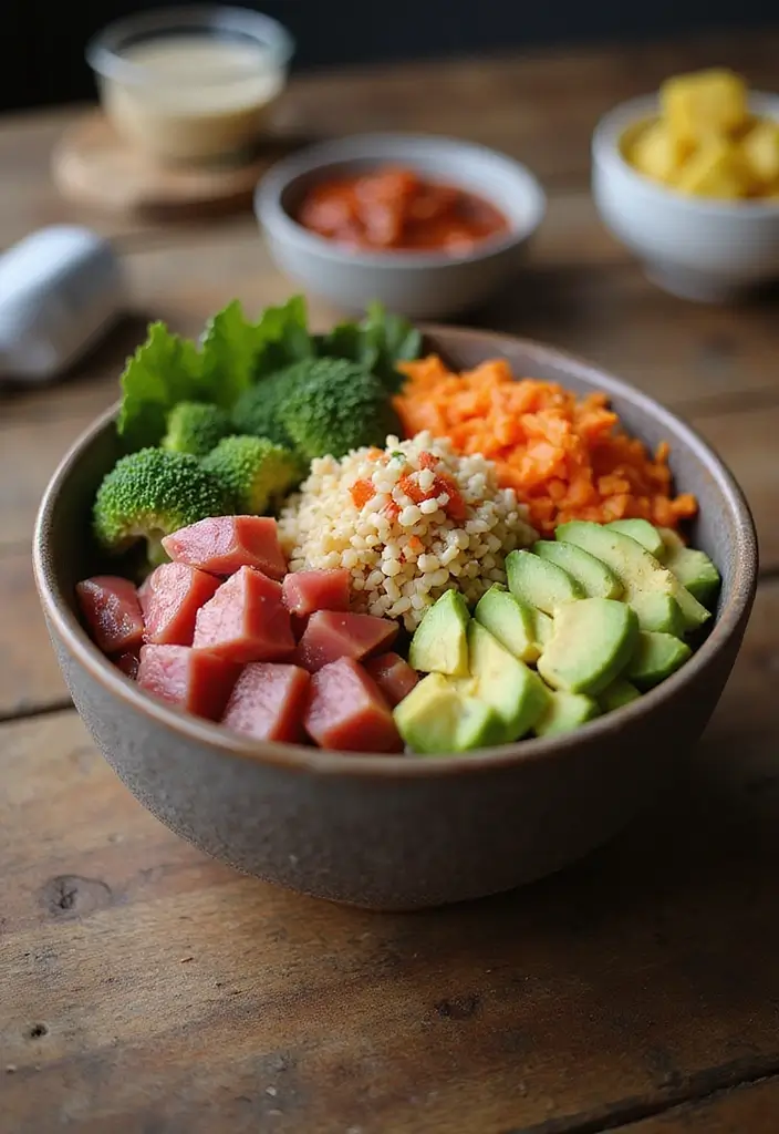 25 Low Carb Seafood Recipes That Don’t Sacrifice Flavor 8 25 Low Carb Seafood Recipes That Don’t Sacrifice Flavor - 2. Spicy Tuna Poke Bowl