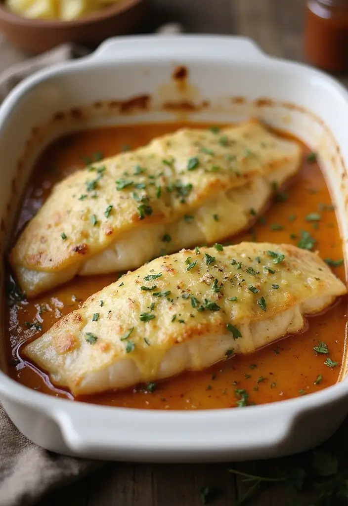 25 Low Carb Seafood Recipes That Don’t Sacrifice Flavor 44 25 Low Carb Seafood Recipes That Don’t Sacrifice Flavor - 8. Baked Garlic Parmesan Tilapia
