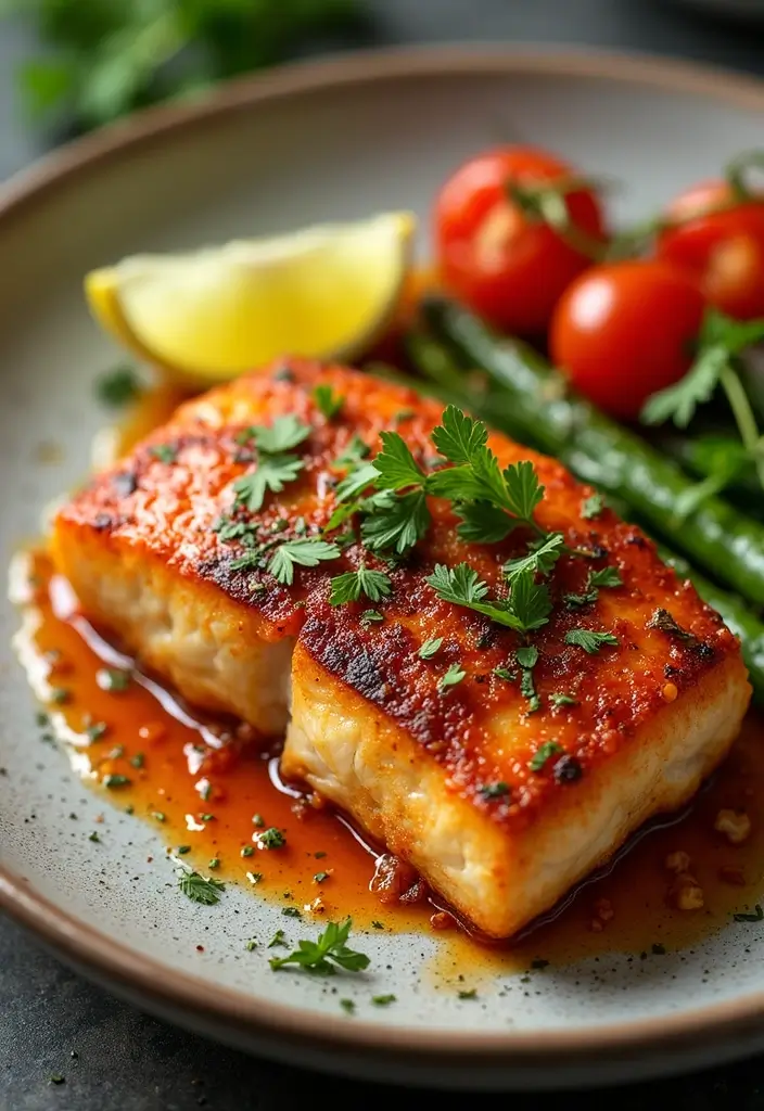 25 Low Sodium Seafood Recipes for Heart-Healthy Eating 97 25 Low Sodium Seafood Recipes for Heart-Healthy Eating - 15. Spicy Baked Cod
