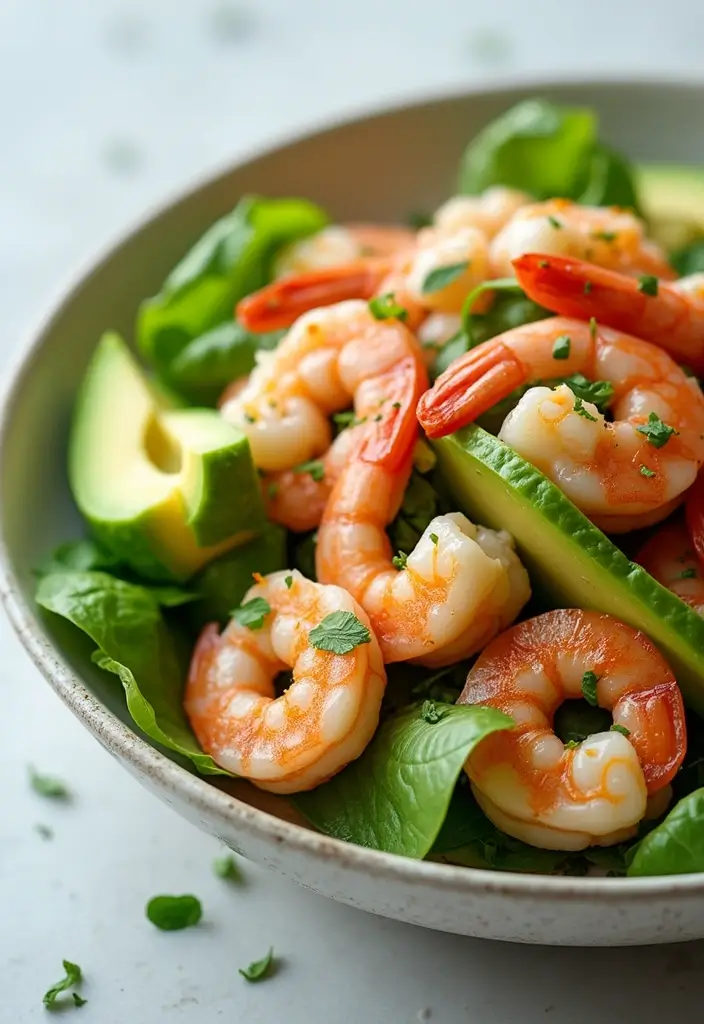 25 Low Sodium Seafood Recipes for Heart-Healthy Eating 104 25 Low Sodium Seafood Recipes for Heart-Healthy Eating - 16. Shrimp and Avocado Salad