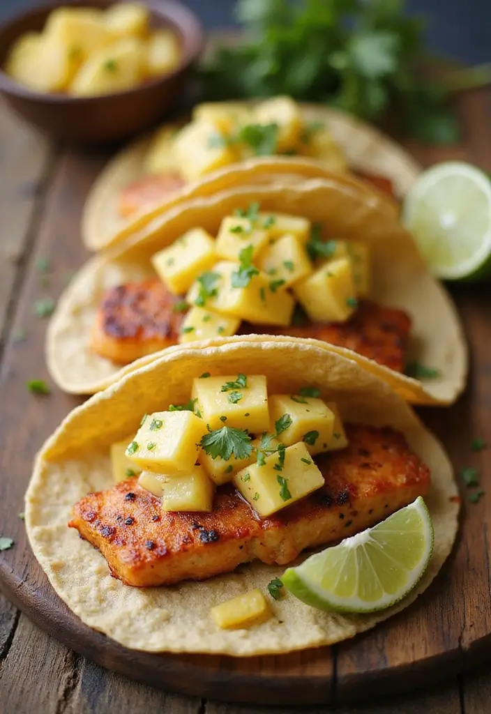 25 Low Sodium Seafood Recipes for Heart-Healthy Eating 111 25 Low Sodium Seafood Recipes for Heart-Healthy Eating - 17. Fish Tacos with Pineapple Salsa